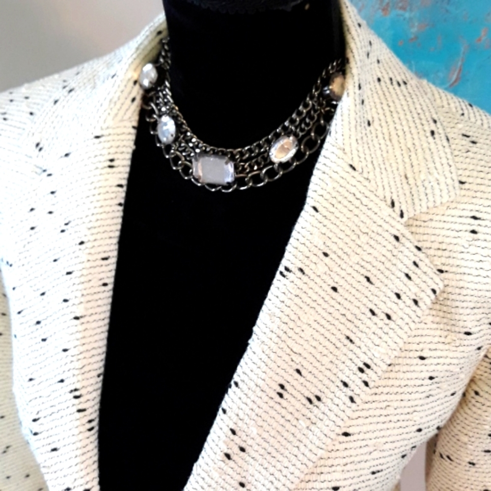 Talbots/ Woven/ Single Button Front Blazer - Picture 8 of 13